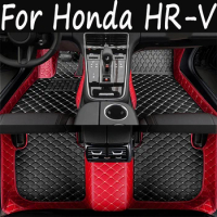 Car Floor Mat For Honda HR-V HRV HR V Vezel Vezeru RV 2022 2023 2024 5seat Global Version Car Mats Full Set Rugs Car Accessories