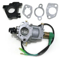 Carburetor for Honda GX390 5KW 13HP 188F Generator with Solenoid and Gaskets