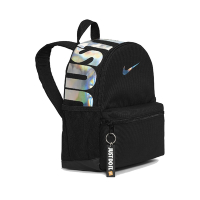 Nike 後背包 Brasilia JDI Backpack 女款 迷你 小包 外出 雙肩背 黑 銀 BA5559-017