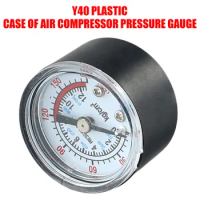 Air Compressor Pneumatic Hydraulic Fluid Pressure Gauge 0-12Bar 0-180PSI 1/8Inch NPT Thread Diameter Compressor Gauge Tool Parts