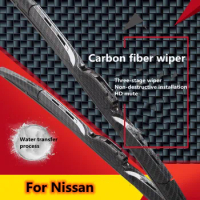 For Nissan PALADIN NV200 D22 X-TRAIL SYLPHY patrol CIMA march KIcks modification carbon fiber wiper exterior accessories