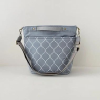 Work Tote Bag Infinity Grey Canvas Living