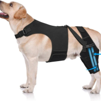 Pet Dog Protective Gear, Double Back Leg Protector, Protective Sleeve for Injuries, Supportive Leg S