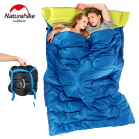 NH挪客雙人睡袋成人 室內情侶便攜加厚露營野營加寬加厚戶外睡袋