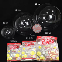 balon pvc transparan / balon bobo pvc bening clear bobo / tranparant