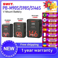 SWIT BP-M90S MINO-S140 S146S LB-CA90C V-Mount /V-Lock 90Wh/14.4V for Canon BP-A Series Battery with D-Tap and USB Type-C I/O