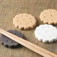 美濃燒餅乾筷架_ 日本製筷架 筷架 陶製筷架 美濃燒筷架