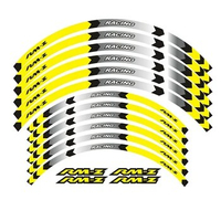 For Suzuki RMZ450 RMZ250 RMZ 450 250 RM Z450 Z250 Z Motorcycle Accessories Stickers Rim Decals Wheels Hub Reflective Stripes Set