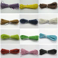 60 Meters Waxed Cotton Beading Cord 1.5mm Macrame Jewelry String