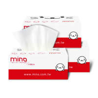 【小麥購物】MINO 洣濃 衛生紙 100抽/72包/箱(衛生紙 面紙 清潔 單抽式 紙巾)