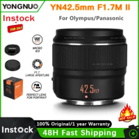 YONGNUO YN42.5mm F1.7M II Fixed Focus AF Camrea Lens for G100 GH5 G95 GF-10/9/8 Olympus E-M5/E-M10 Mark Ⅱ E-M10 Ⅳ