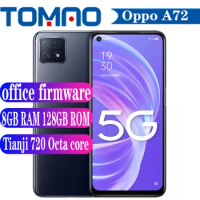 Original New OPPO A72 5G Smartphone 90HZ 6G 8G RAM 128G ROM Dimensity 720 Octa core 6.5” LCD 4040Mah 18W Fast Charge Google play