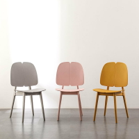 直銷網紅糖果椅北歐塑料椅家用成人椅子餐廳塑料歐式洽談椅