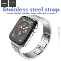 HOCO Stainless Steel Strap For Apple Watch Band 8 7 6 5 4 3 2 1 strap Bracelet Sport Band for iWatch 41mm 45mm 40mm 44mm 38/42mm