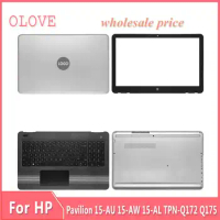 New For HP Pavilion 15-AU 15-AW 15-AL TPN-Q172 Q175 Laptop LCD Back Cover Front Bezel Upper Palmrest Bottom Case Keyboard Hinges
