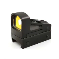 SOTAC-GEAR Tactical Airsoft Mini Red Dot Glock Pistol RMS Optics Reflex Mini Red Dot Sight With Vented Hunting Pistol