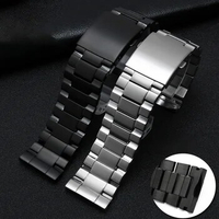 Watchband Quality Solid stainless steel Watchband For Diesel Men DZ4318 DZ4323 4283 4309 Wrist Watch Free Shipping bracelet 26mm