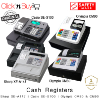 Sharp XE-A147 & XE-A137 |   Casio SE-S100 |   Olympia CM80 & CM90 Cash Register.