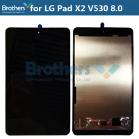 LCD For LG G Pad X2 V530 LCD Screen with Frame LCD Display For LG V530 Screen LCD Assembly Original Replacement Tested Work Top