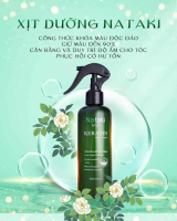 Xịt dưỡng tóc Nataki giữ ẩm phục hồi hư tổn giảm xơ rối 250ml