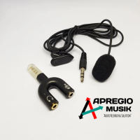 microphone mic clip plus spliter audio U bigo smule youtube