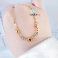 Clue Xuping Aksesories Kalung Perhiasan Wanita Cxb19002 gelang  haji  indonesia Gold cincin permata 
