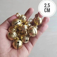 Klintingan/Kerincingan Kuningan/Bandul Klinting / Bel Klinting kucing * warna 2,5 cm