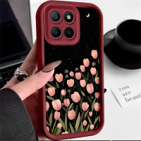 เคสโทรศัพท์ลายดอกทิวลิปสำหรับ Huawei Honor X8 5G / Honor X6 4G / Honor X6S 4G / Honor 70 Lite เคสกัน