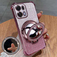 case shockproof magsafe for OPPO A6S / A6t Pro desigh gliter silikon