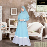 GAMIS MZ 02 Muzani Gamis Syar'i Wanita Muslimah