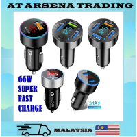 [AT] Palam Penyesuai Pengecasan Kereta Pengecasan Telefon Universal 66W PD20W untuk Kereta dan Lori 