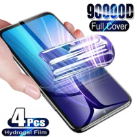 4Pcs Hydrogel Film Screen Protector For Huawei P30 P20 P40 P50 Pro For Huawei P30 P40 P50 Mate 30 20 40 60 Lite Full Cover Film