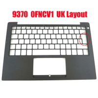 Laptop Palmrest For DELL For XPS 13 9370 0FNCV1 FNCV1 Black UK Layout Upper Case New