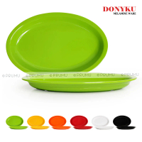 Piring Oval Melamin 9 inch - Piring Saji, Piring Lodor Cekung - po1615