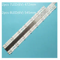 LED Backlight strip lamp For 55F6 55L2 4C-LB5508-HR03J PF02J 55D6 55HR330M07B2 V2 TCL_55D6_2X8_R_3030_LX20180607_Ver.5 55U3800C