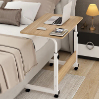 Meja Hospital Hitam 40×60cm – Meja Boleh Laras Tepi Katil/Bergerak/Berdiri