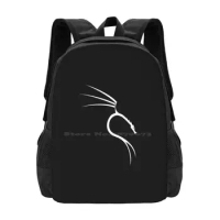 Kali Linux Hot Sale Schoolbag Backpack Fashion Bags Linux Kali Logo Dragon Hacker