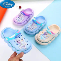 Disney Girls Sandals New Summer Baby Home slippers Summer Princess Girls beach shoes kids sandals