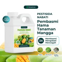 Pestisida Nabati Khusus Mangga 1 Liter – Hentikan Buah Busuk, Daun Hitam, Atasi Lalat Buah, Wareng, 