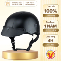 Mũ Bảo Hiểm Nửa Đầu Lưỡi Trai Asia Chính Hãng MT-128B, Nón Bảo Hiểm Nửa Đầu Chính Hãng Asia BH 12 Th