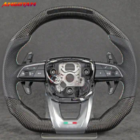 Fit For Lamborghini Urus Steering Wheel Carbon Fiber Italy Alcantara Leather Sport Wheel 2018 Model