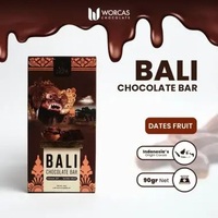 Coklat Bar Worcas Bali 90 Gr Flores Aceh Sulawesi Matcha Durian Coffee Caramel Strawberry Sea Salt V
