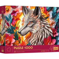 TREFL Premium Plus จิ๊กซอว์ จำนวน 1000 ชิ้น รุ่น 40th Wolf 3D Puzzle Paper Art