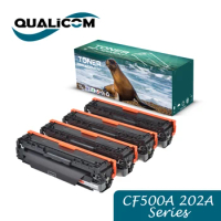 Qualicom Compatible Toner Cartridge Replacement for HP 202A CF500A Color Laserjet Pro MFP M281fdw M281cdw M254dw M281fdn M254