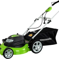 Greenworks 12 Amp 20-Inch 3-in-1Electric Corded Lawn Mower