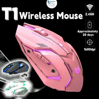 Wireless Mouse 2.4g Computer mouse laptop USB rechargeable mute backlit mouse cute gaming mouse wire