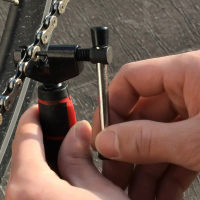 Bike Chain Link Remover Mountain Bike Chain Breaker Splitter alat pembaikan basikal Dechainer keluli