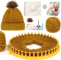 Katech Loom Knitting Kit for Beginners Knitting Loom Kit w/Easy to Follow Instructions Learn to Knit