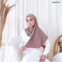 Ziya Instant - Pashmina Jersey - Albata Hijab  - Ziya Hazelnut