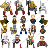 Hot Marvel Superheroes Avengers Thor Jane Foster Iron Man Mini Action Figures Building Blocks Bricks Movie Dolls Model Kids Toys